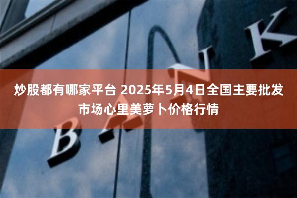 炒股都有哪家平台 2025年5月4日全国主要批发市场心里美萝卜价格行情