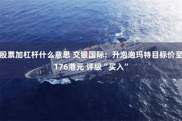 股票加杠杆什么意思 交银国际：升泡泡玛特目标价至176港元 评级“买入”