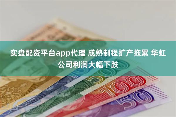 实盘配资平台app代理 成熟制程扩产拖累 华虹公司利润大幅下跌