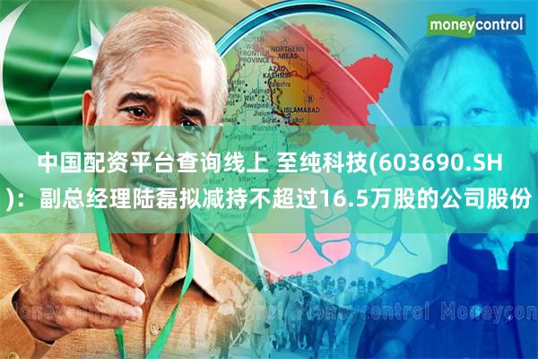 中国配资平台查询线上 至纯科技(603690.SH)：副总经理陆磊拟减持不超过16.5万股的公司股份
