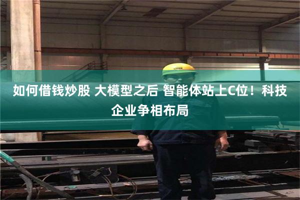 如何借钱炒股 大模型之后 智能体站上C位！科技企业争相布局