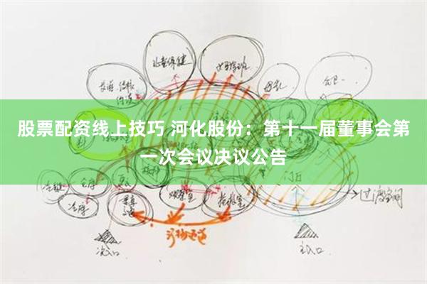 股票配资线上技巧 河化股份：第十一届董事会第一次会议决议公告