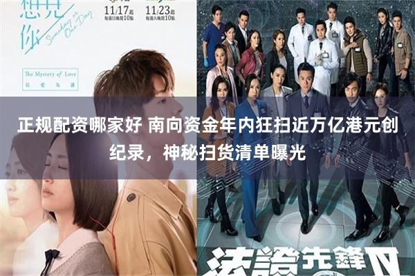 正规配资哪家好 南向资金年内狂扫近万亿港元创纪录，神秘扫货清单曝光