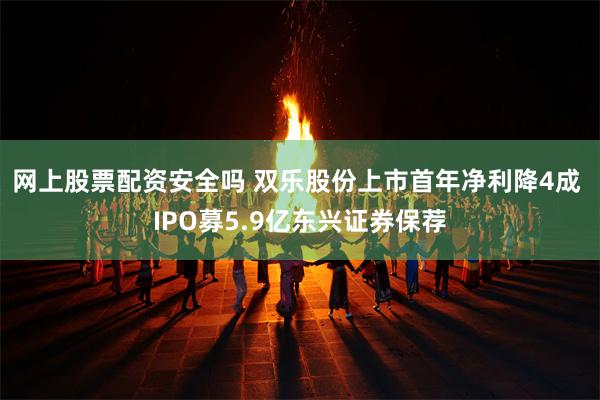 网上股票配资安全吗 双乐股份上市首年净利降4成 IPO募5.9亿东兴证券保荐
